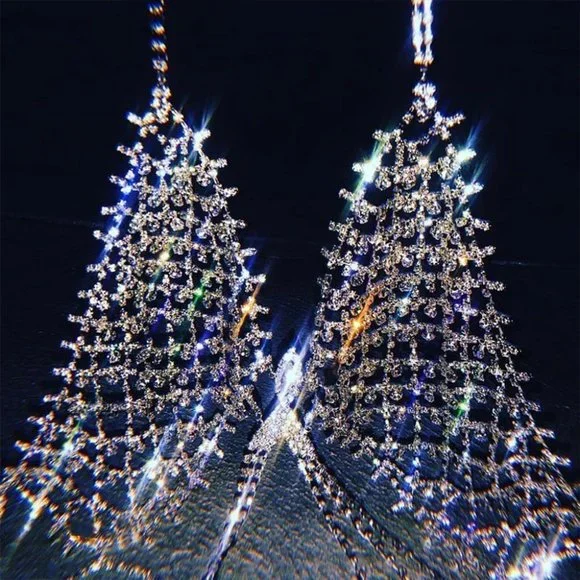 Chest Chain Jewelry Accessories Women Bling Body Chain Mesh Bra Body Jewelry - Picture 8 of 10